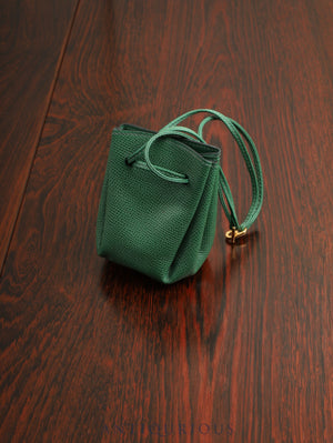 Hermès Pouch Vespa Courchevel Green Leather (〇W stamp: 1993) GP