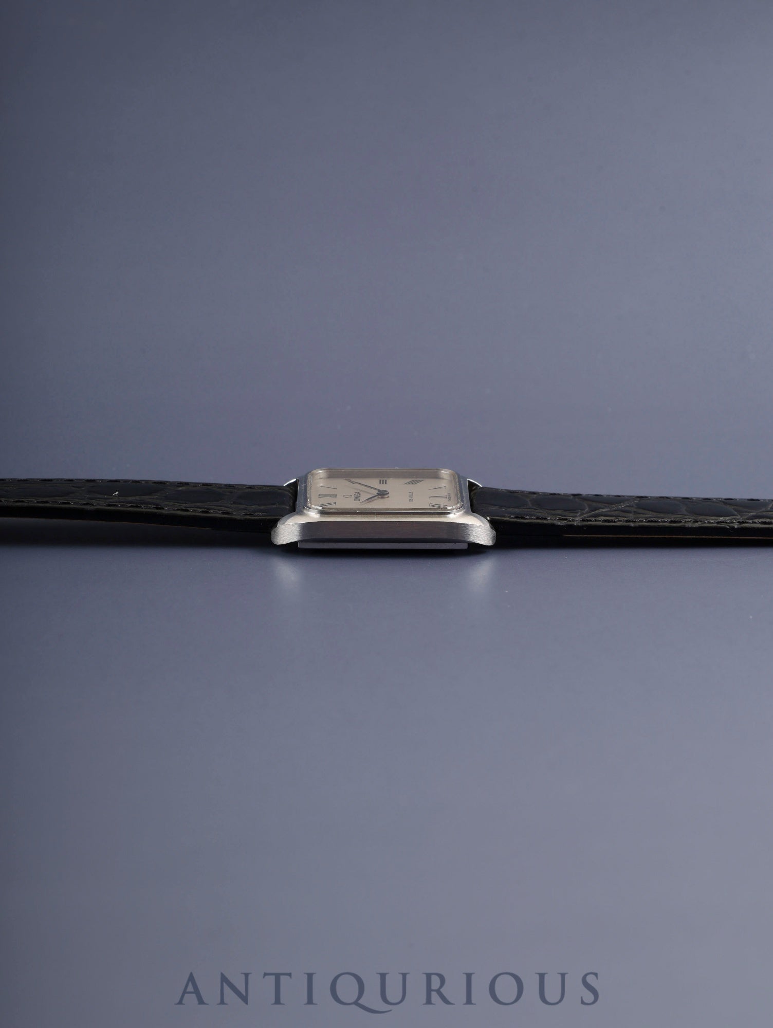 オメガ デ・ヴィル 511.0502 手巻き Cal.625 SS 革 社外ピンバックル（SS）シルバーローマン文字盤 オーバーホール済み