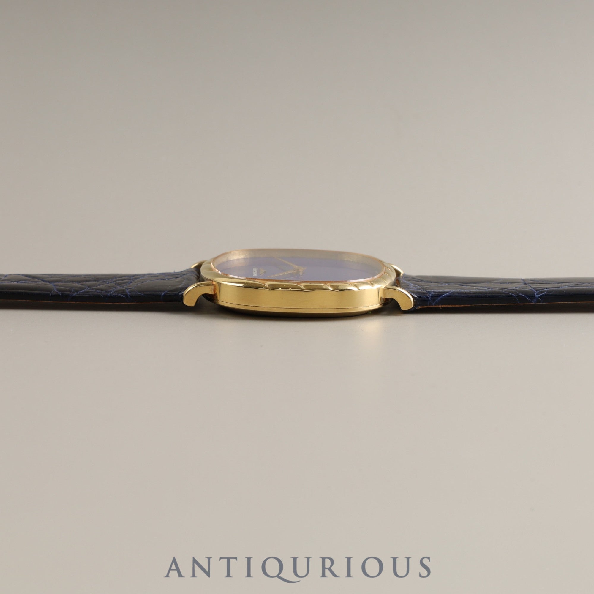 LONGINES CUSHION 847 4313 Manual winding Cal.L847.4 YG Genuine buckle Lapis lazuli dial