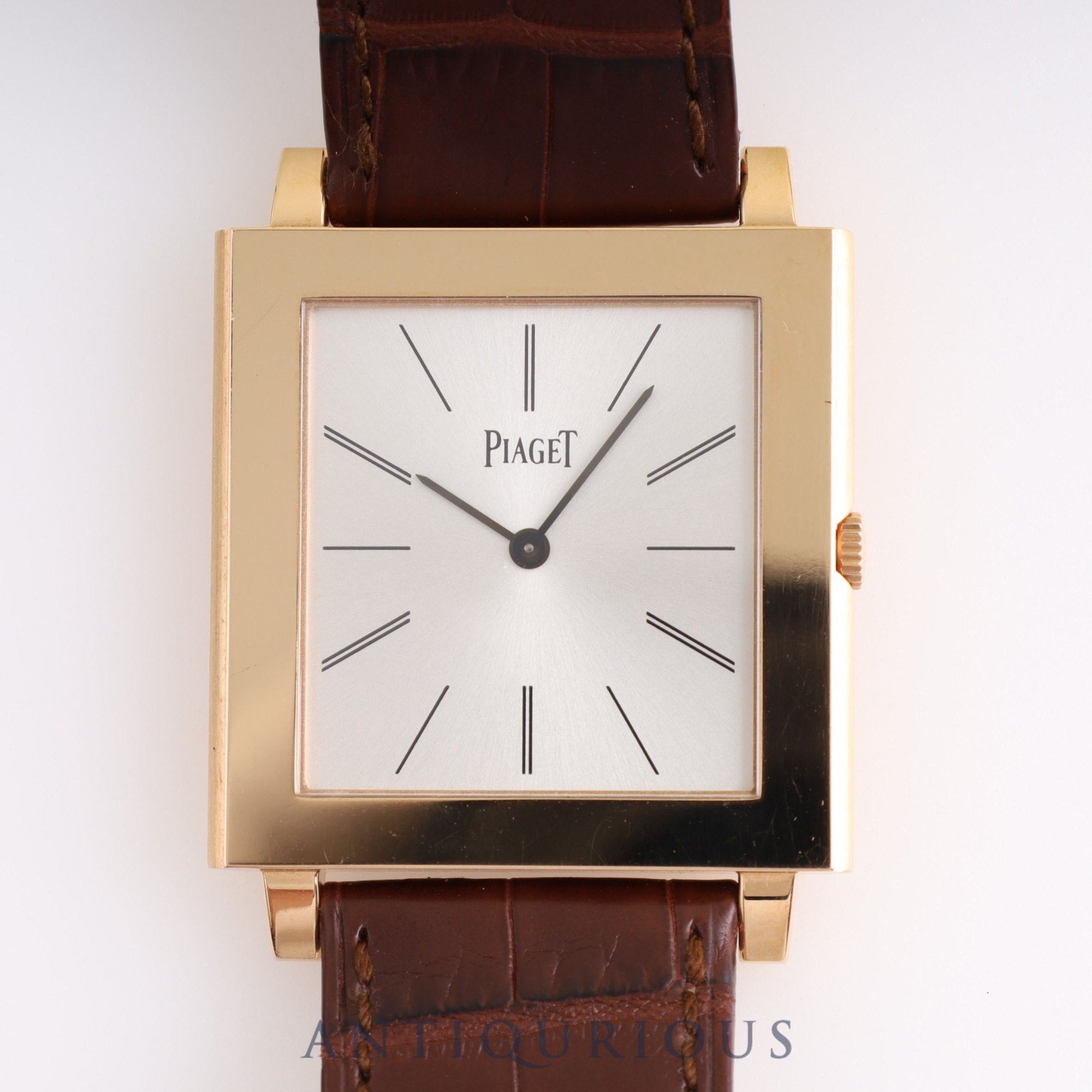 PIAGET ALTIPLANO P10465 Manual winding Cal.430P PG Genuine leather strap Genuine buckle (750) Silver dial