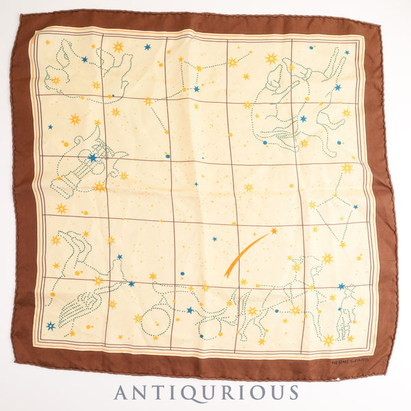 Hermes Scarf Carre 45 Zodiac Signs SILK 100%