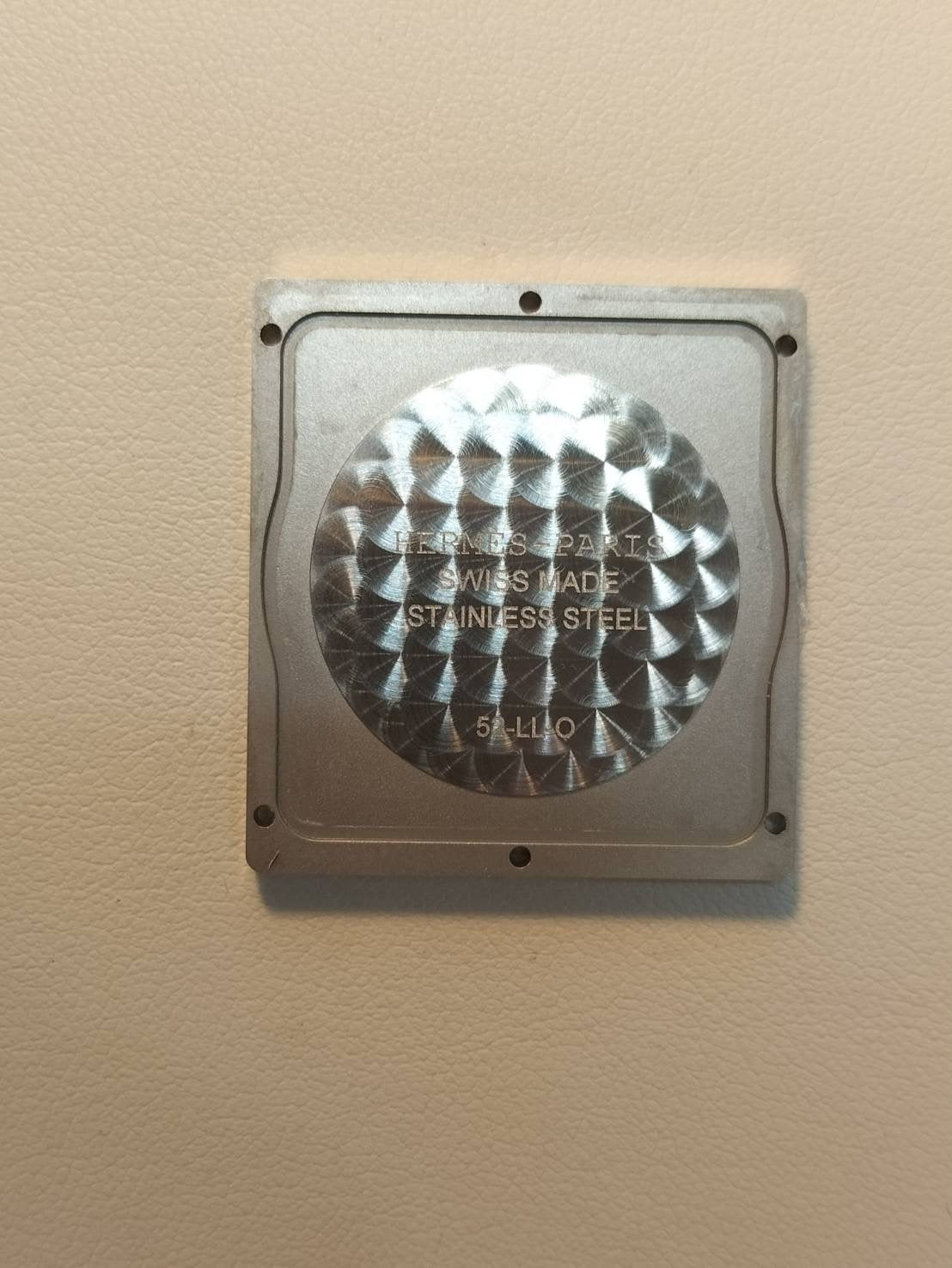 エルメス ケープコッド CC1.810 クォーツ Cal.E64111 SS 純正革ベルト 純正尾錠（SS）ダークブラウンアラビア文字盤 箱 冊子 オーバーホール済み