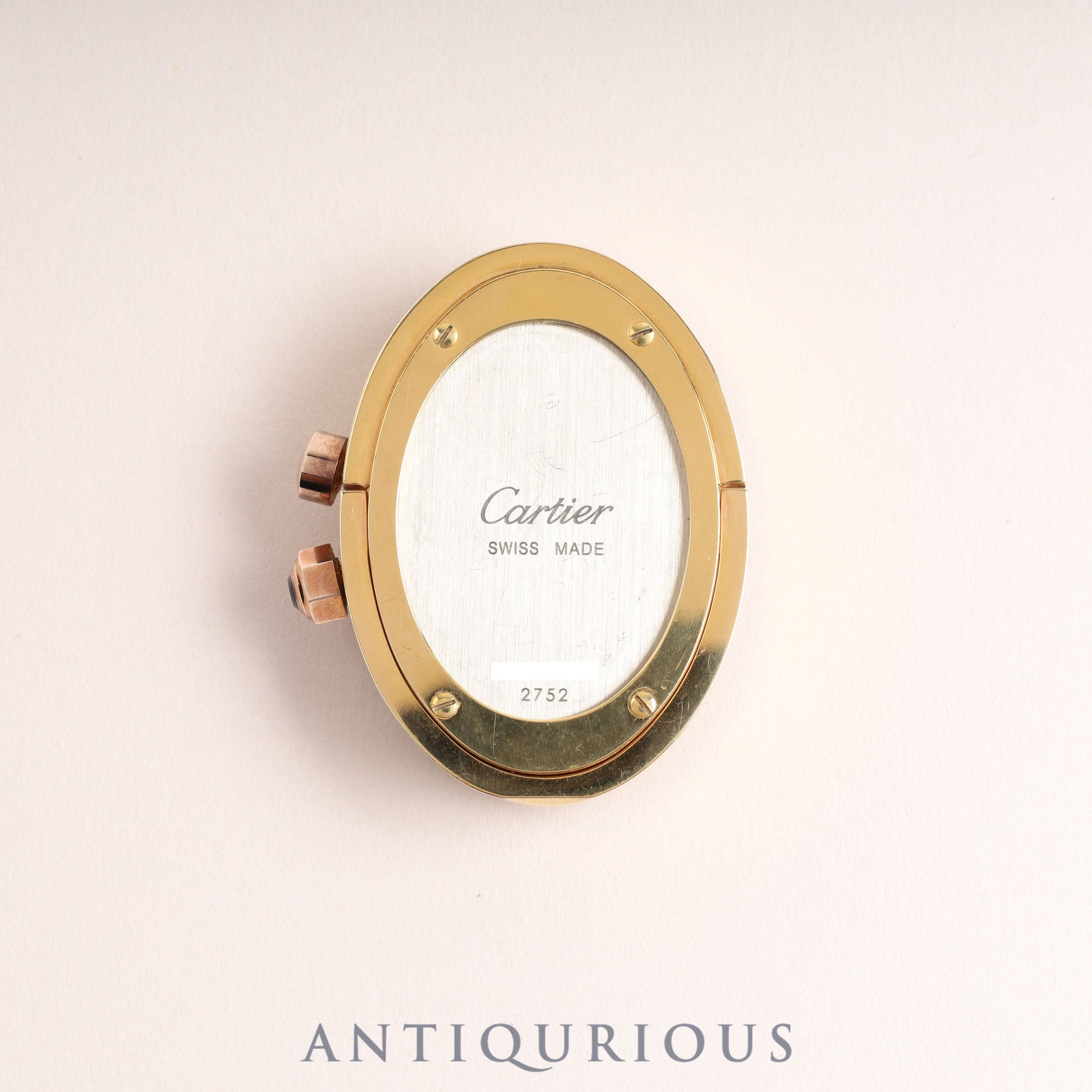 CARTIER カルティエ BAIGNOIRE ベニュワール TRAVELCLOCK 置時計