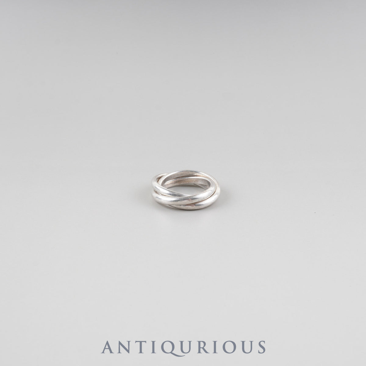 Tiffany Trinity ring in sterling silver, size 15