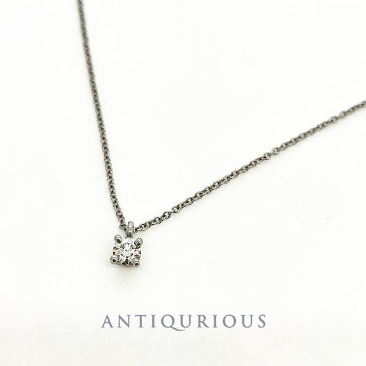 TIFFANY Tiffany necklace solitaire diamond