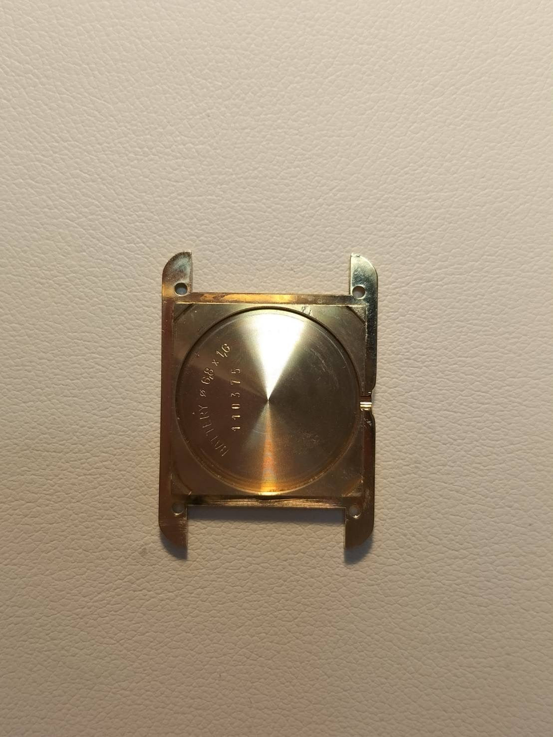 Cartier Must Tank SM 5057001 Quartz Cal.057 SV925 Leather Genuine Deployant Buckle (GP) Opaline Dial (SWISS marking) Warranty (1995) Overhauled