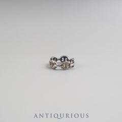 Hermes Ring Chaine d'Ancre Anchainé PM SV925 52 Size 11