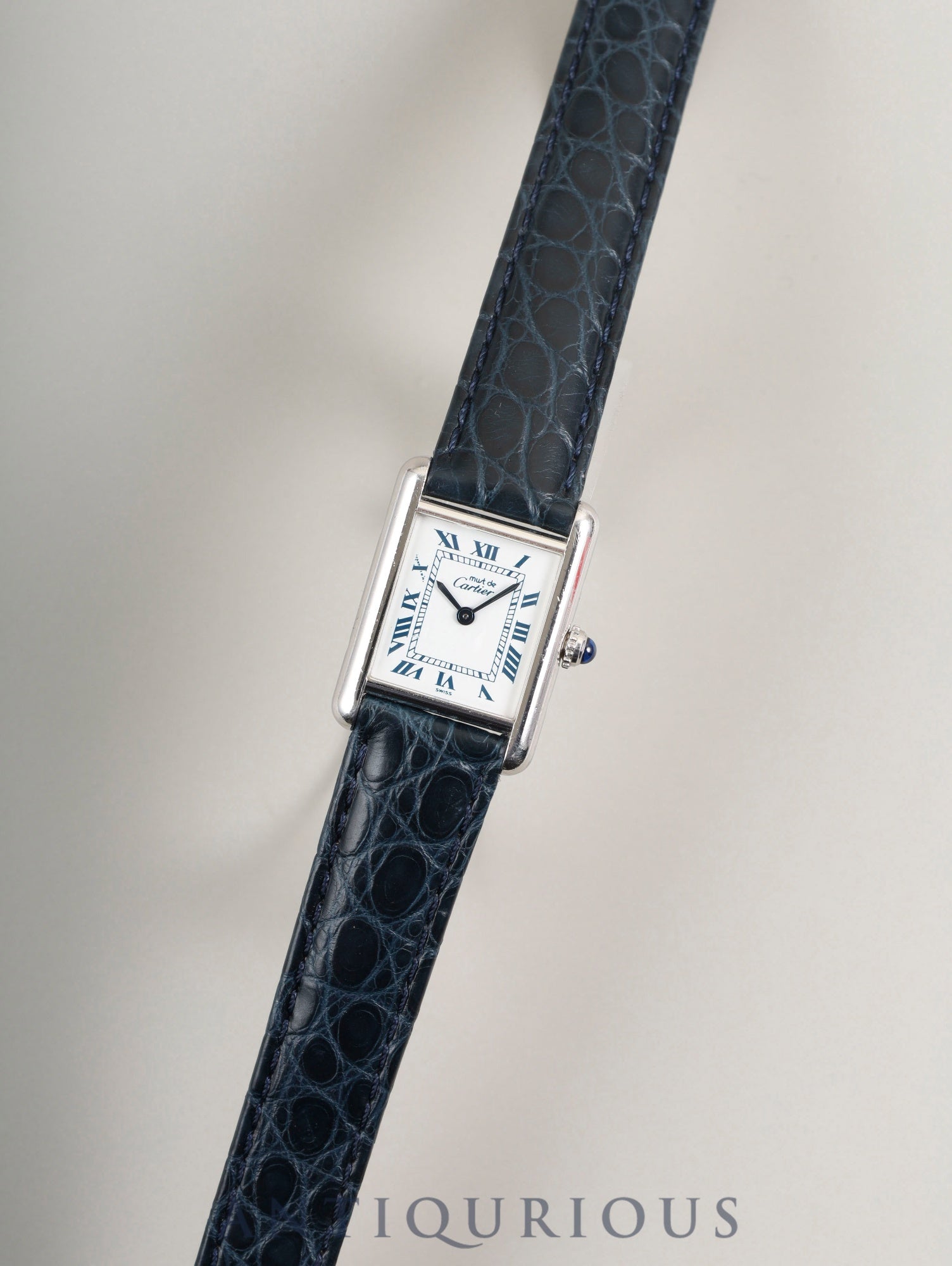 カルティエ マストタンク SM 1614 クォーツ Cal.057 SV925 SV925 革