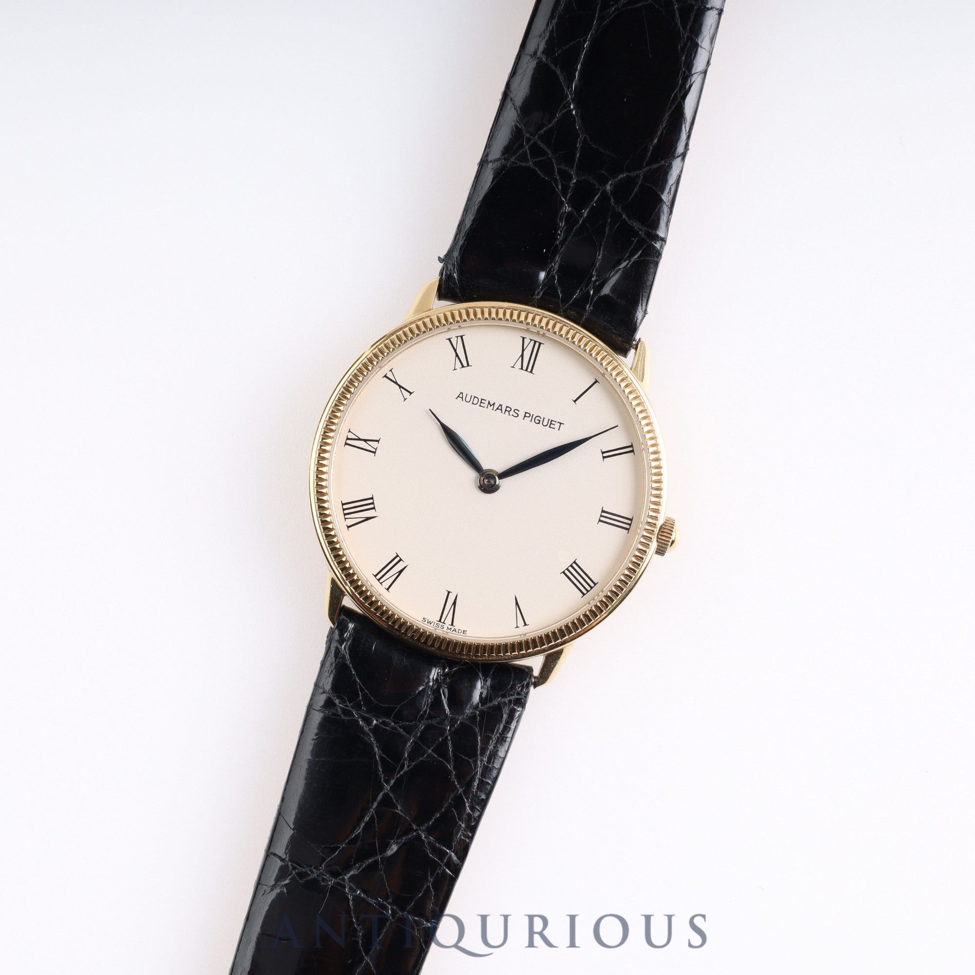 Audemars Piguet Round YG CASE Quartz Cal.2612 Ivory Dial 31.0mm