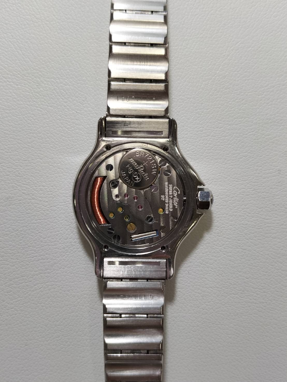 カルティエ サントス オクタゴン SM 187903 クォーツ Cal.87 SS/YG SS/YG アイボリーローマン文字盤（SWISS表記）箱 保証書（1988年）オーバーホール済み