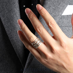 Hermes Campagne Ring in Sterling Silver #52