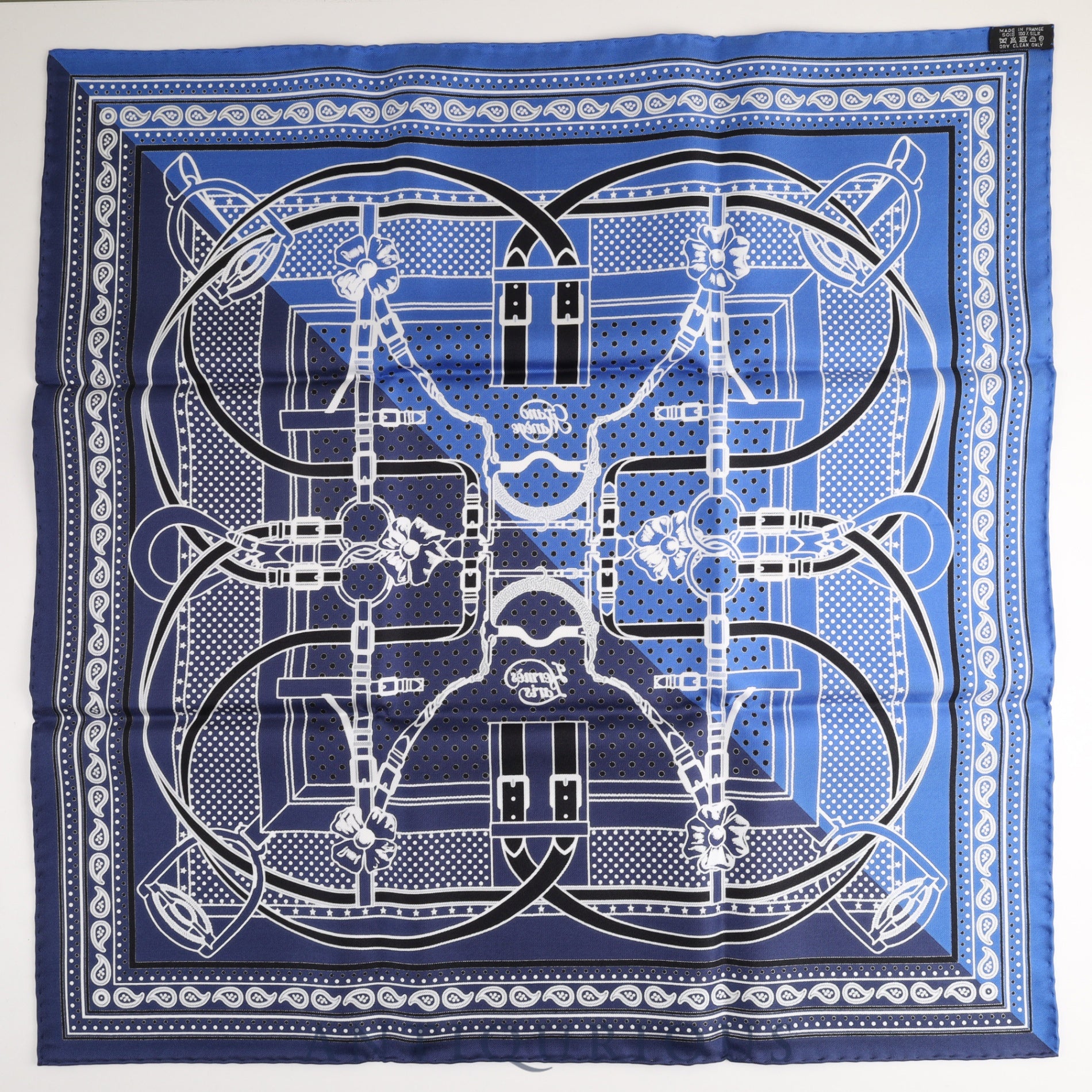 Hermes Scarf Carre 55 Grand Manege SILK 100% Box