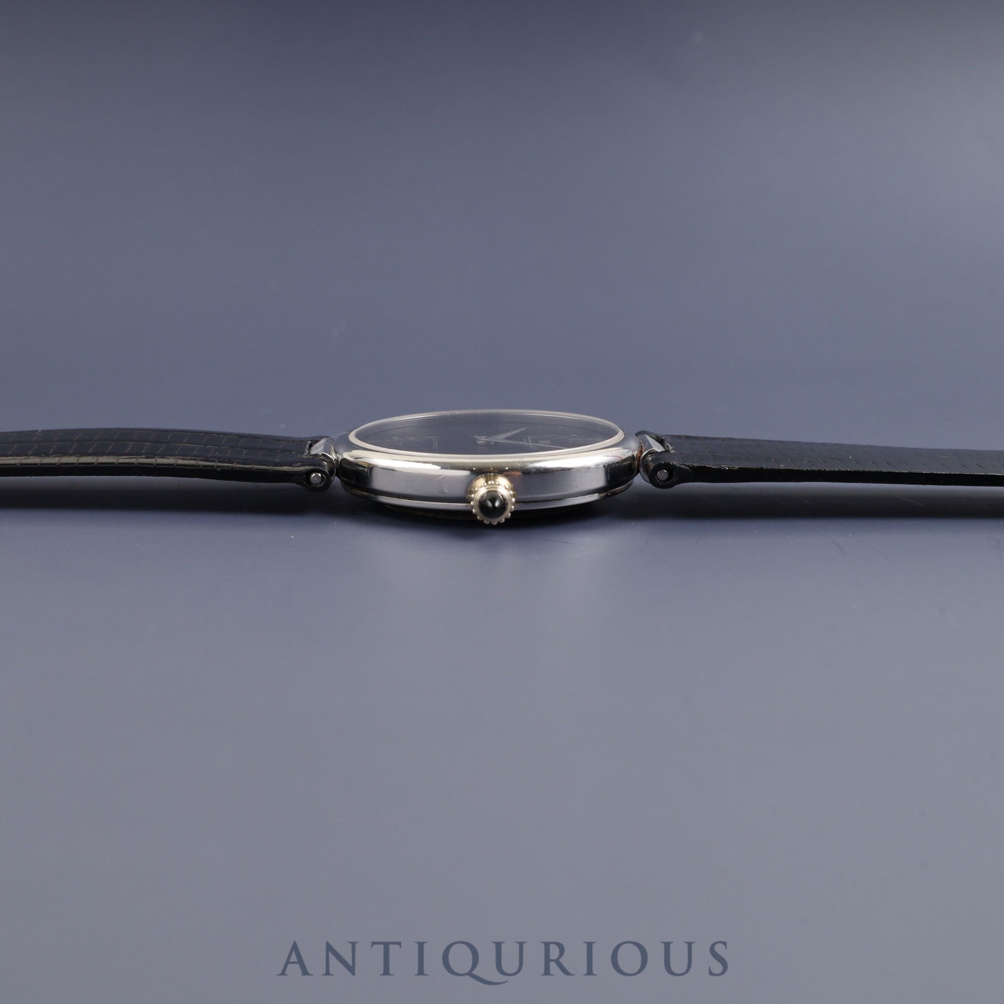 IWC ラウンド 3203 自動巻き Cal.3251 SS 革 純正尾錠（SS）ブラック文字盤 箱 冊子 ケース 保証書（1979年）オーバーホール済み アイダブリュシー