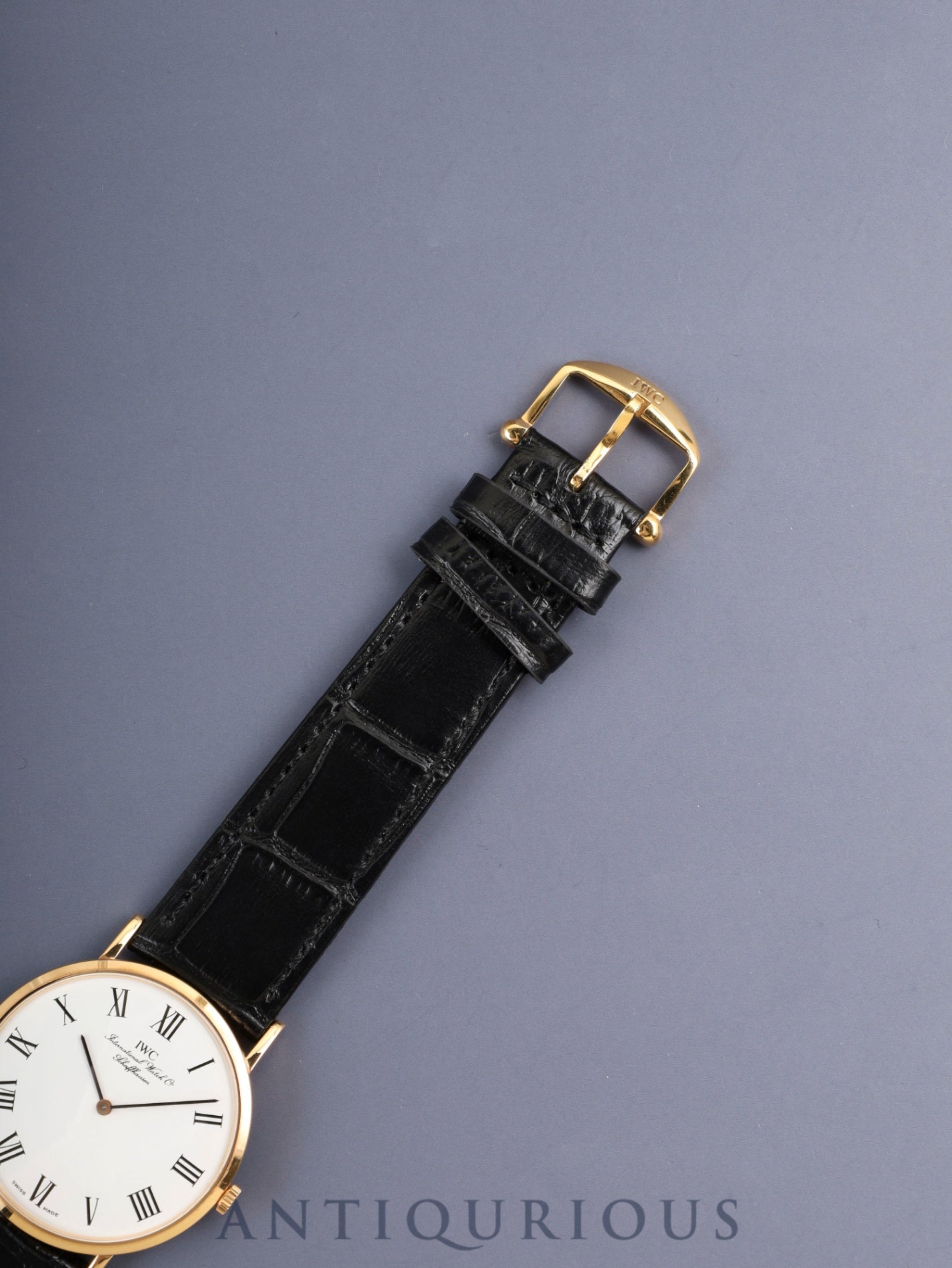 IWC  ポートフィノ PORTFINO / ポートフィノ 2010 手巻き Cal.1852 750 革 純正ピンバックル（GP） ホワイトローマン文字盤 オーバーホール済み アイダブリュシー