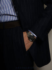 Rolex Oyster Precision 6426 Manual Winding Caliber 1225 Stainless Steel Black Dial No. 87 (1962) Overhauled