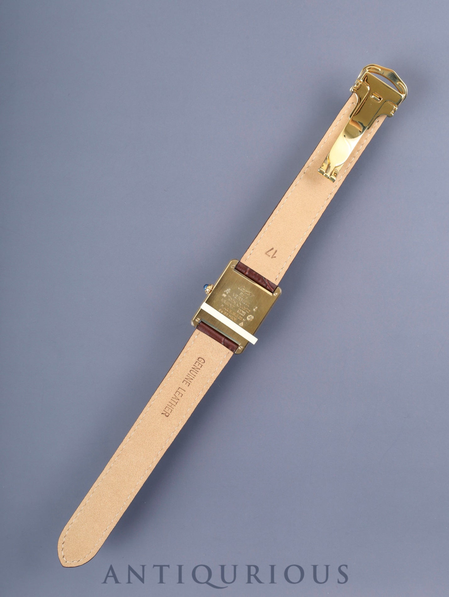 カルティエ マストタンク LM W1005554 / 590005 クォーツ Cal.90  SV925  革 純正Dバックル（GP）オパラン文字盤 オーバーホール済み