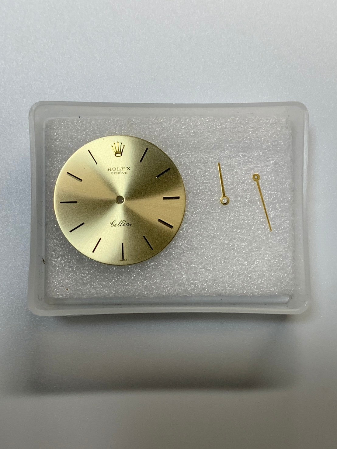 ロレックス チェリーニ 3833 手巻き Cal.1600 750YG 革 純正ピンバックル（GP） シャンパン文字盤 31mm 41番台（1974年）純正レザーベルト付き オーバーホール済み