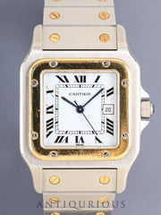Cartier Santos Carrée LM 2960 Automatic Cal.2671 SS/YG SS/YG White Roman Dial (SWISS marking) Overhauled