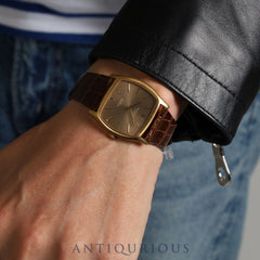 Rolex Cellini 3805 Manual winding Cal.1600 750 Genuine leather strap Genuine buckle (GP) Champagne dial No. 38 1973 Overhauled
