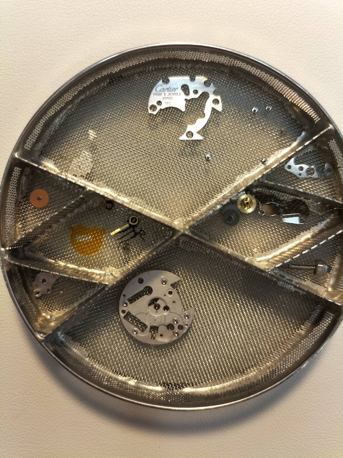 カルティエ パンテール SM W25033P5 / 1320 クォーツ  SS SS ホワイトローマン文字盤  箱 冊子 保証書（2000年）オーバーホール済み