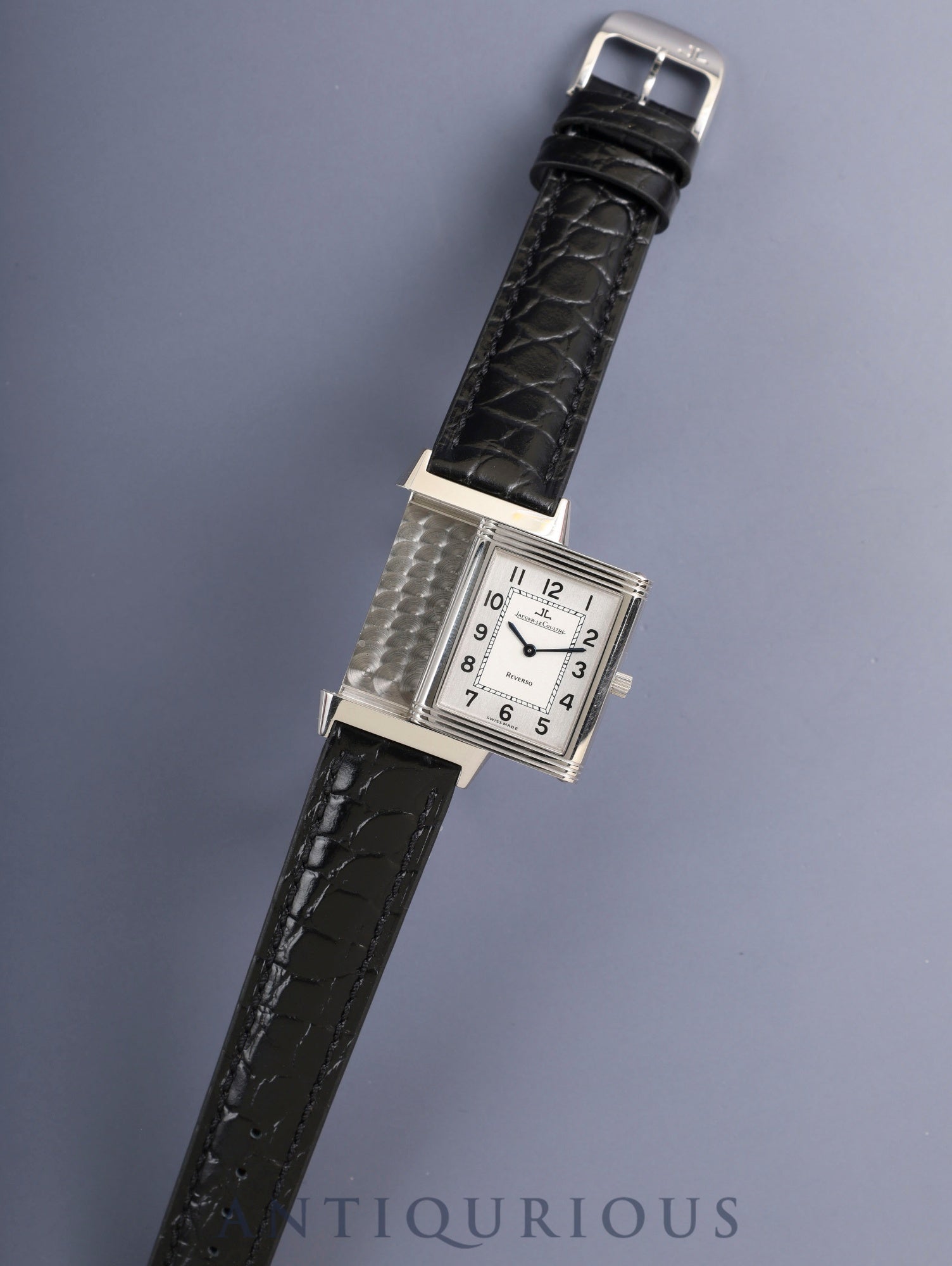 ジャガー・ルクルト レベルソ クラシック 250.8.86 手巻き Cal.846/1 SS 革 純正ピンバックル（SS）シルバーアラビア文字盤 オーバーホール済み