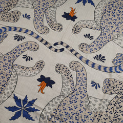 エルメス カレ ジェアン レオパード カシミア70%/SILK30% 箱