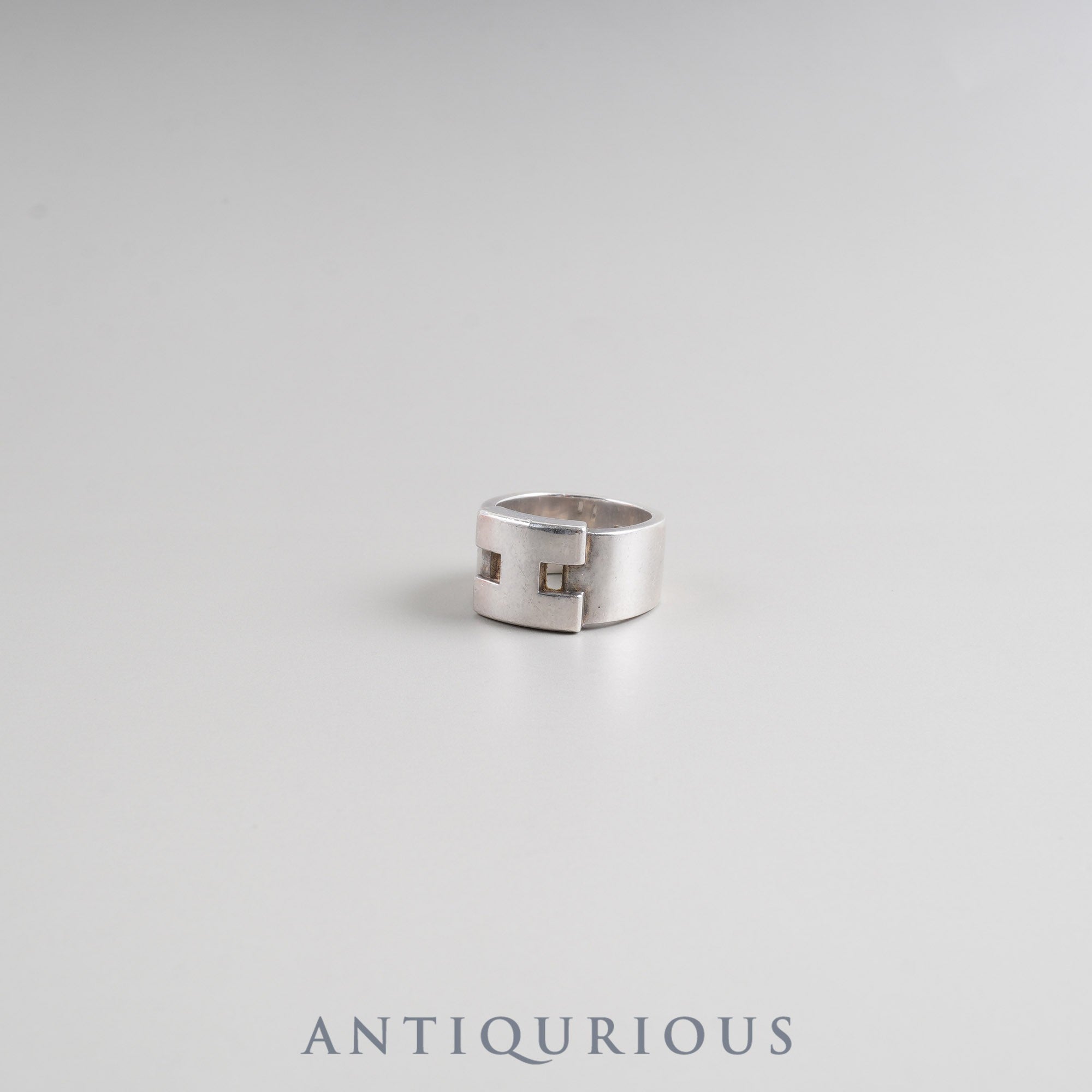 Hermes Hercules Ring, SV925, #52, Approx. Size 11, Box