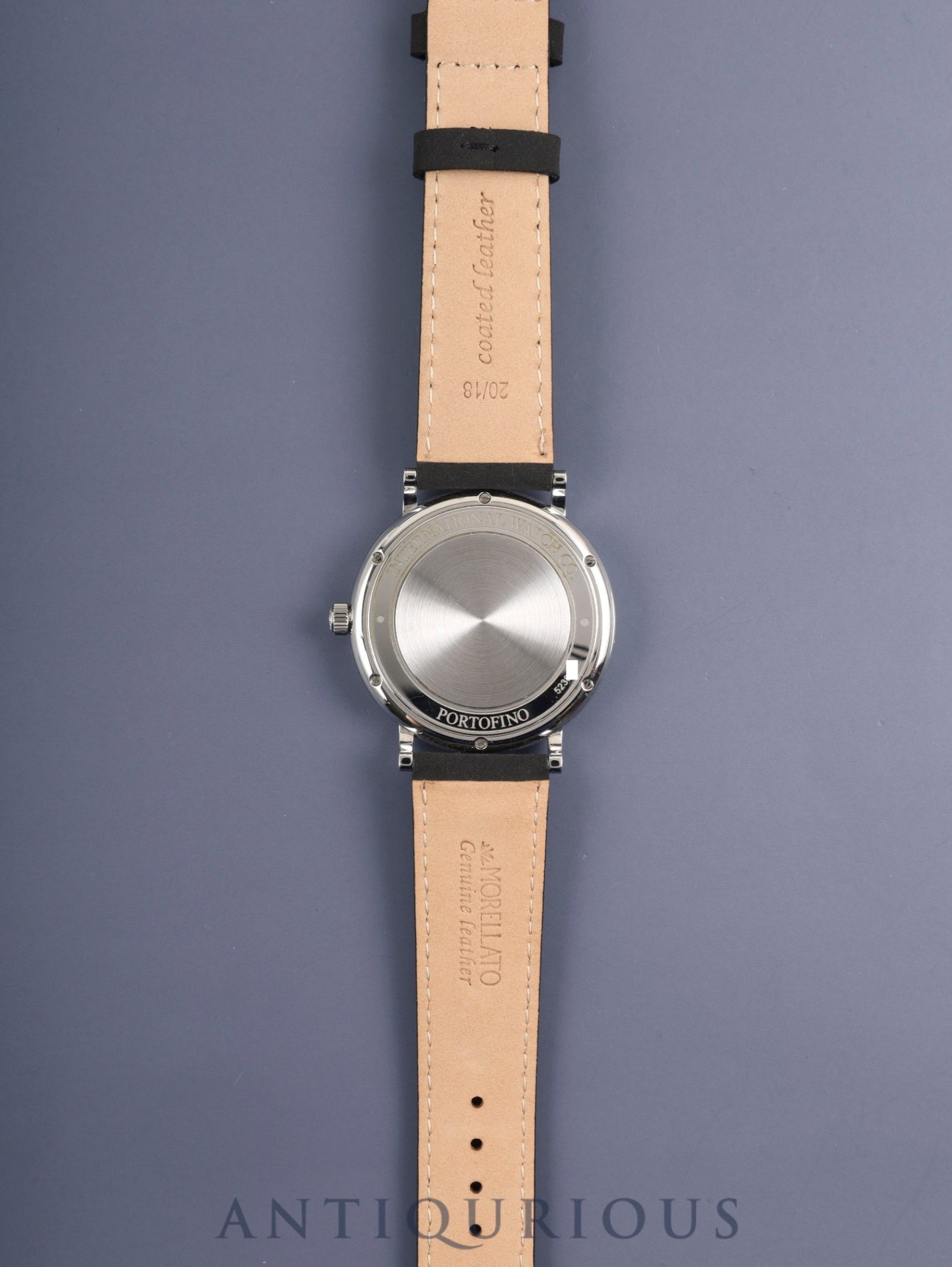 アイダブリュシー ポートフィノ IW356501 自動巻き Cal.C35111 SS 革 純正尾錠（SS）シルバー文字盤  純正革ベルト オーバーホール済み