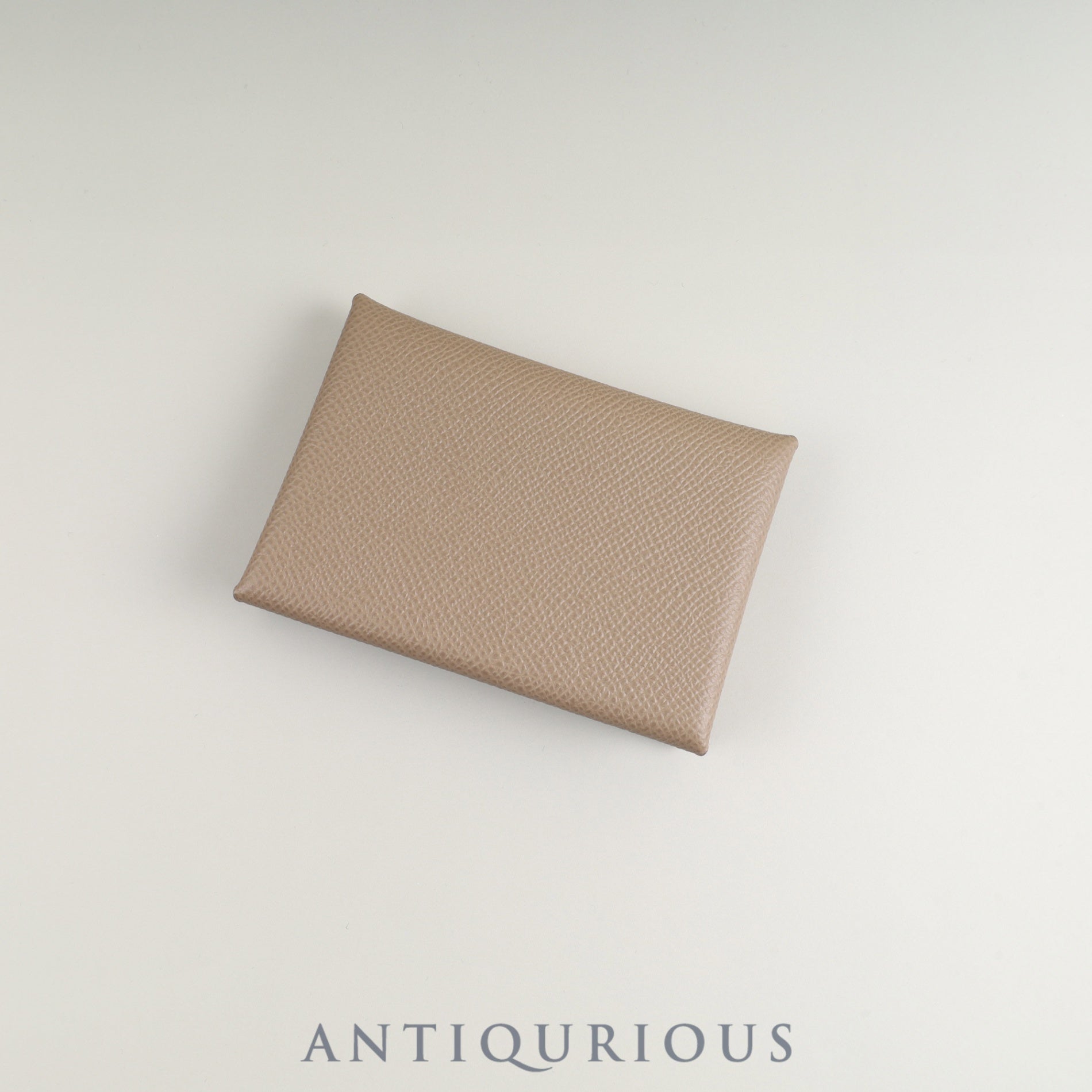 エルメス カルヴィ デュオ ヴォーエプソン コインケース エトゥープ 箱 W刻印（2024年頃）