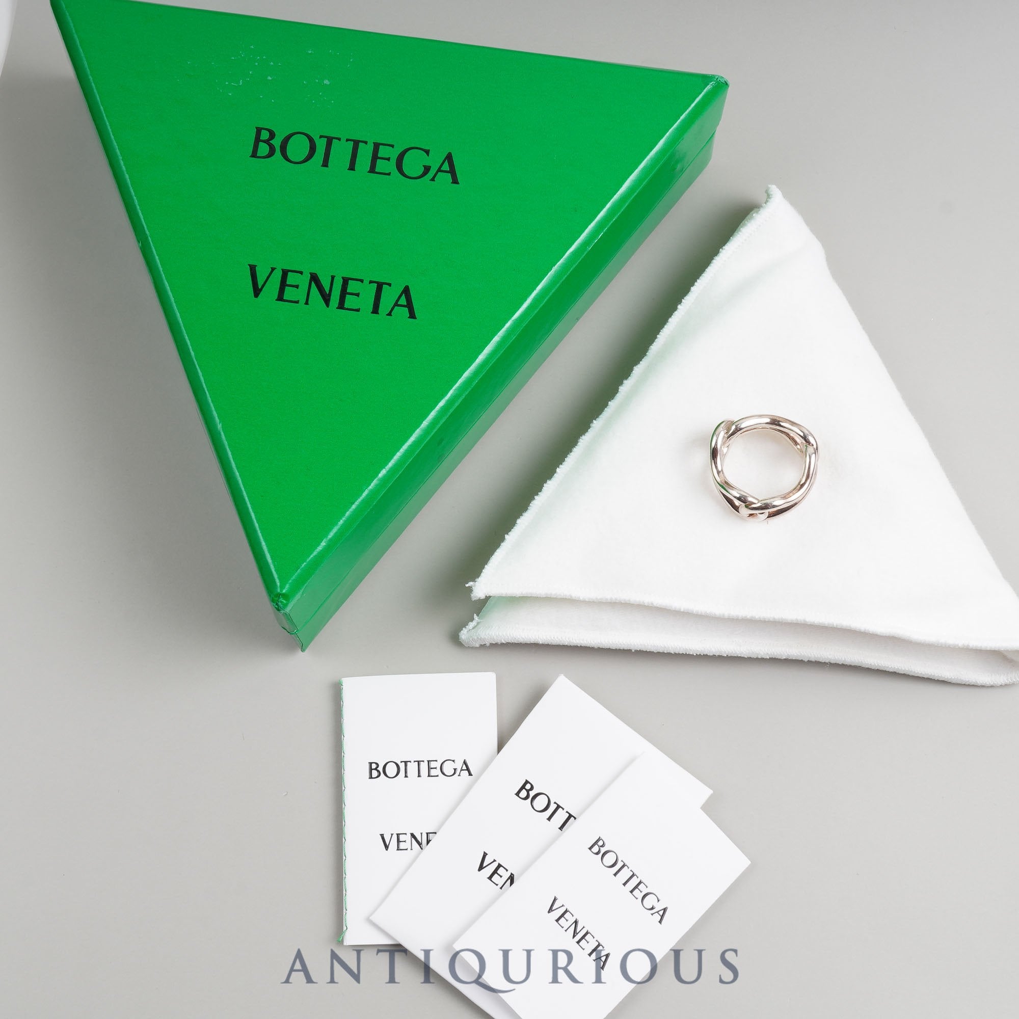 Bottega Veneta Ring Size 17 SV925 Box Bag