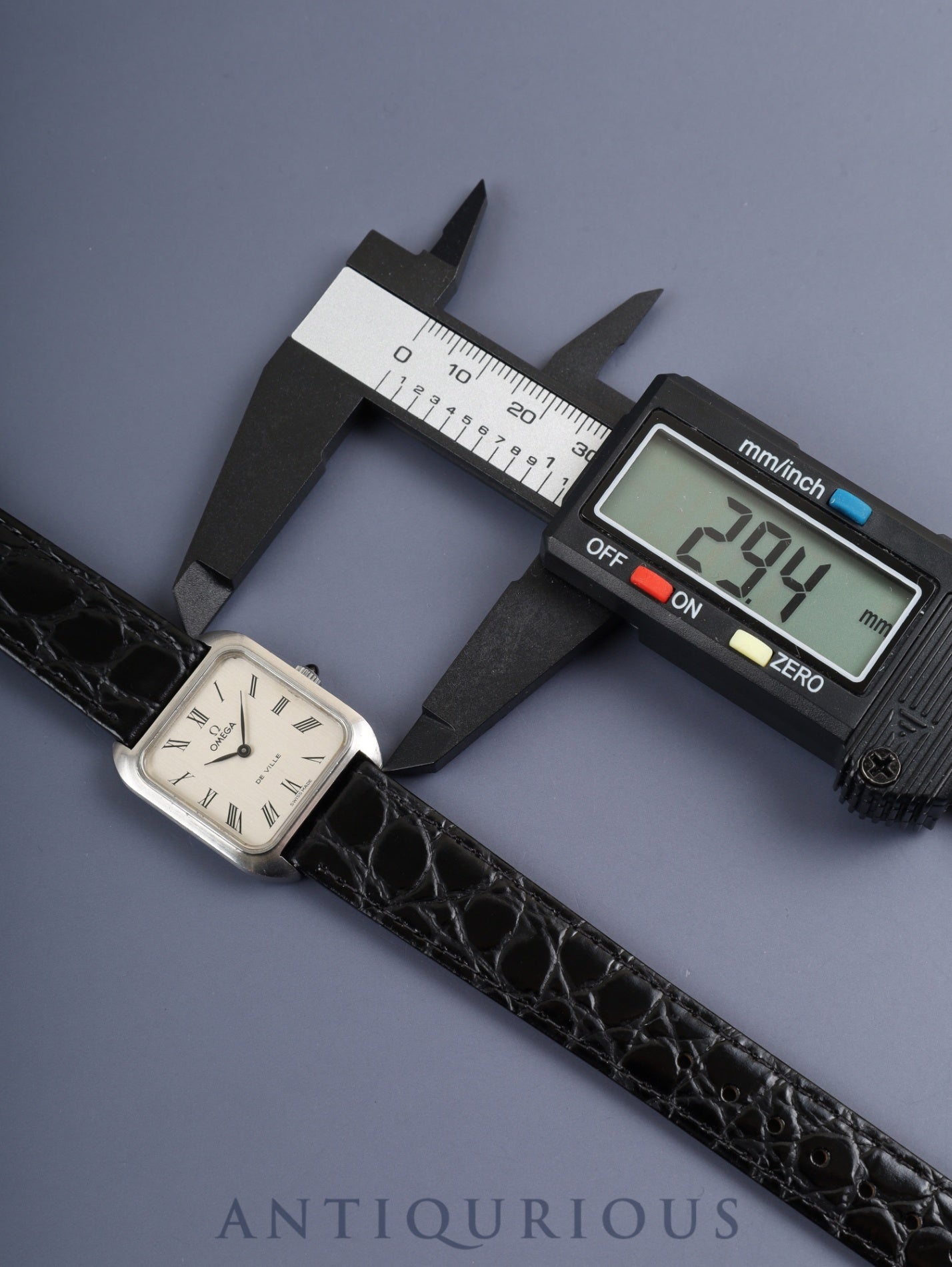 オメガ デ・ヴィル 511.0502 手巻き Cal.625 SS 革 社外ピンバックル（SS）シルバーローマン文字盤 オーバーホール済み