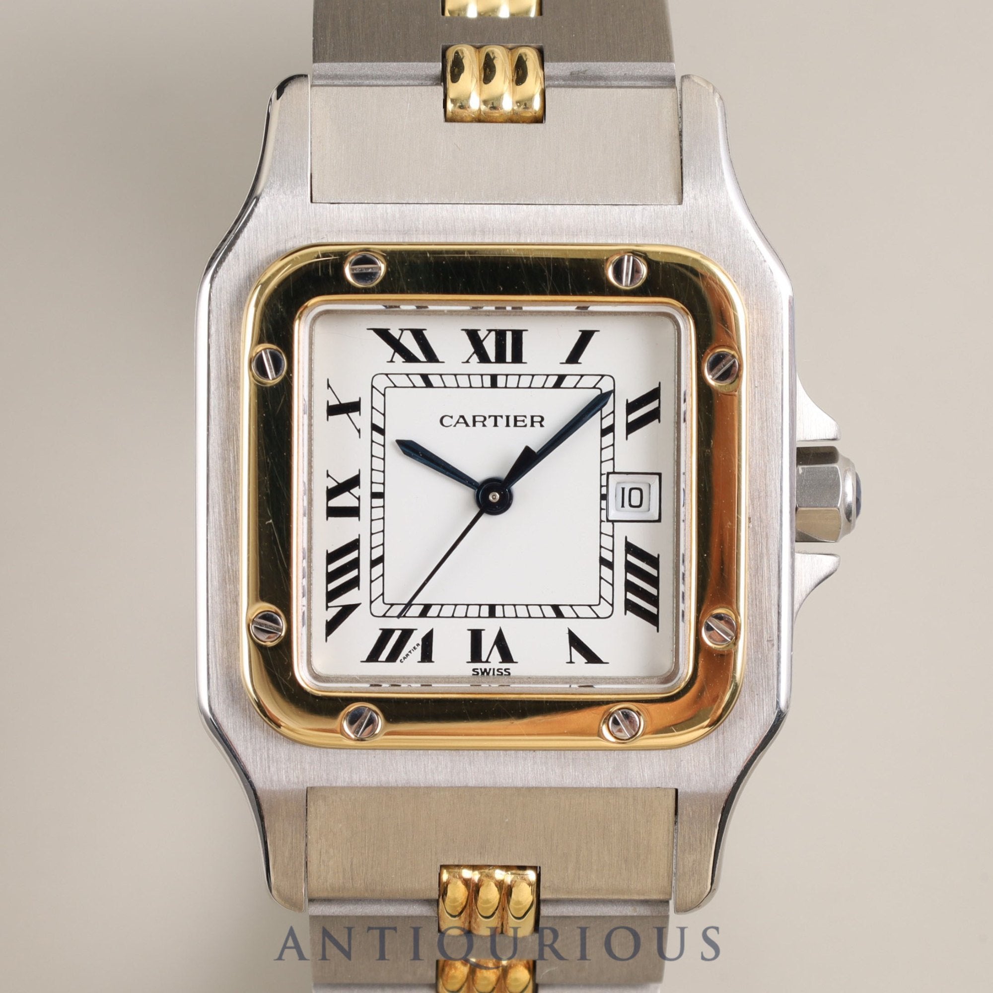 Cartier Santos Galbee LM 81036283 Automatic SS/YG SS/YG White Dial Overhauled