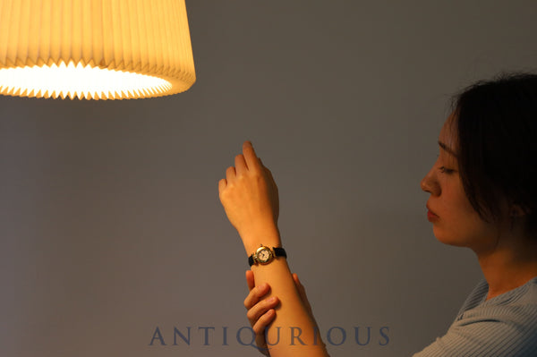 カルティエ マストコリゼ W1009954/1902 クォーツ Cal.90 SV925 革 純正Dバックル（GP） ホワイトローマンCC文字盤 保証書（1999年） オーバーホール済み