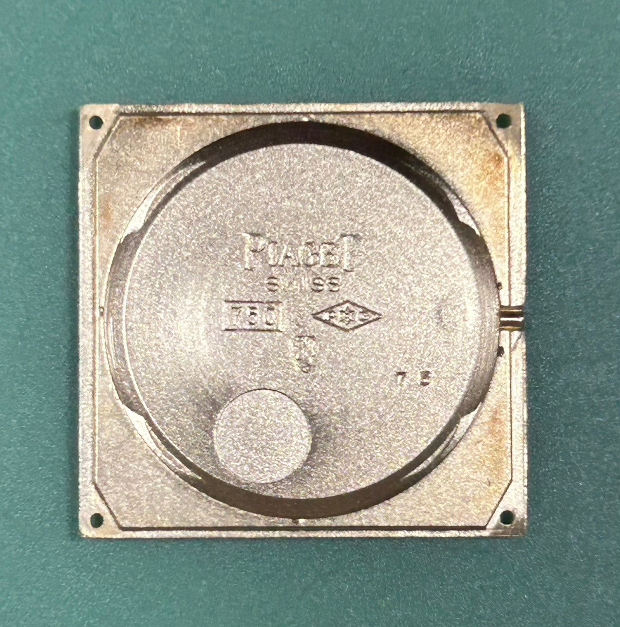 ピアジェ プロトコール 9154 手巻き Cal.9P2 750 革 純正尾錠（750） ブラック文字盤 オーバーホール済み