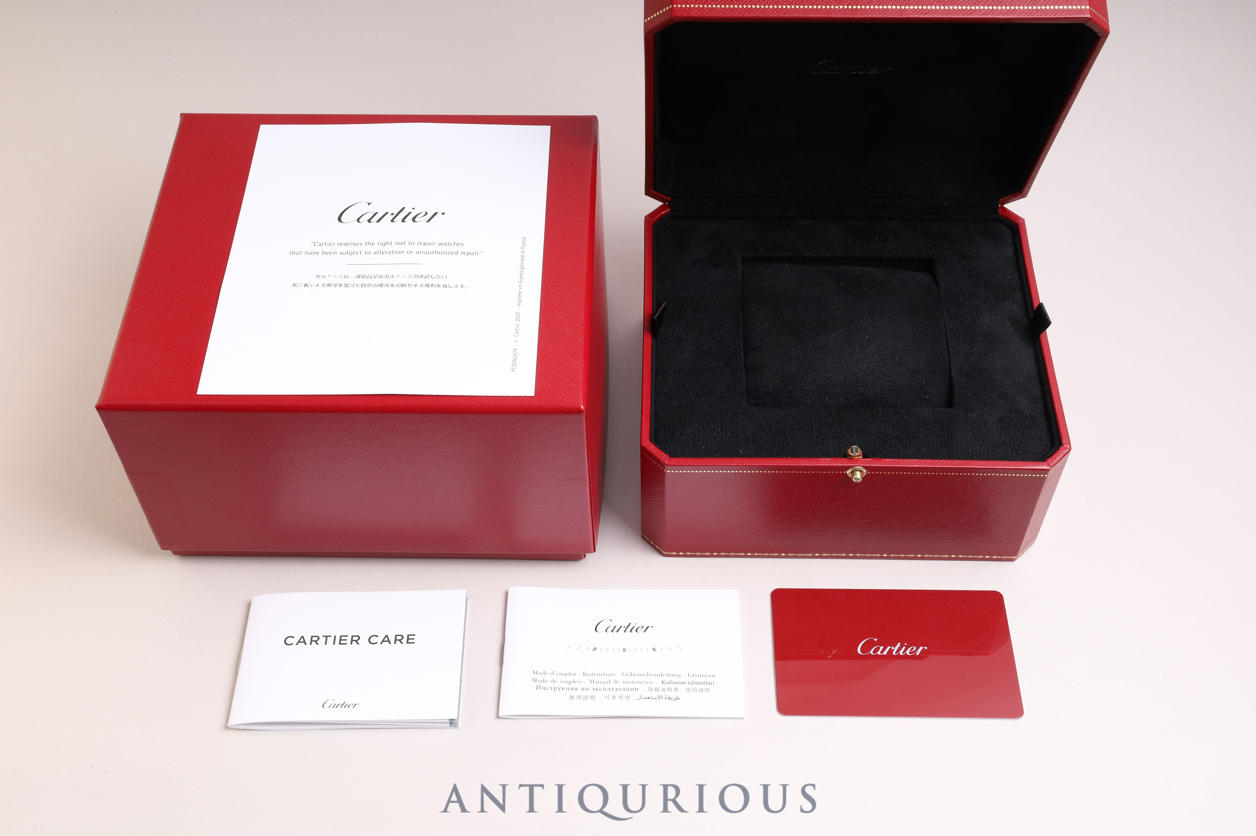 Cartier watch online warranty