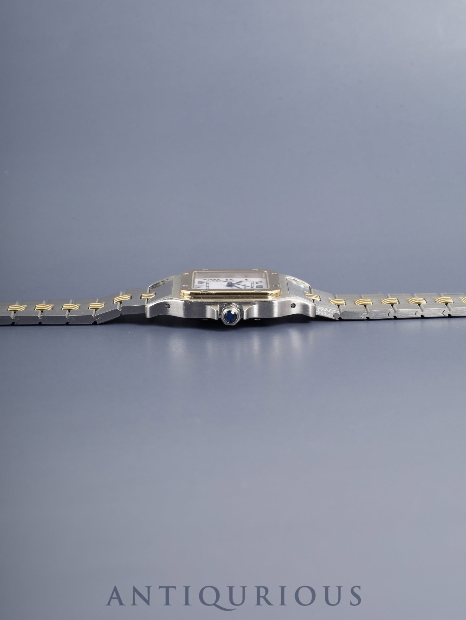 カルティエ サントス カレ LM 2961 自動巻き SS/YG SS/YG ホワイトローマン文字盤（SWISS MADE表記）カルティエブティックにてコンプリートサービス済み