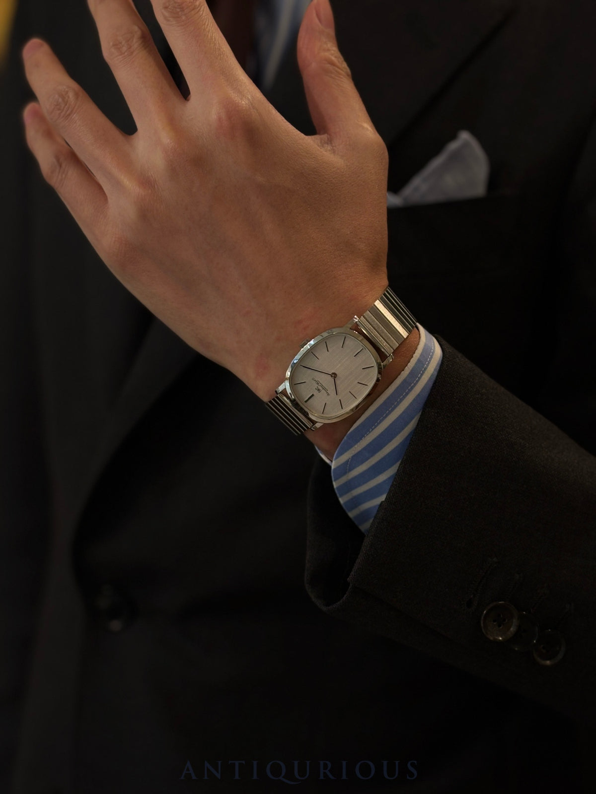 IWC Old Inter 2586 Manual winding Cal.- SS SS Silver linen dial (SWISS表記) Box Tag Overhauled