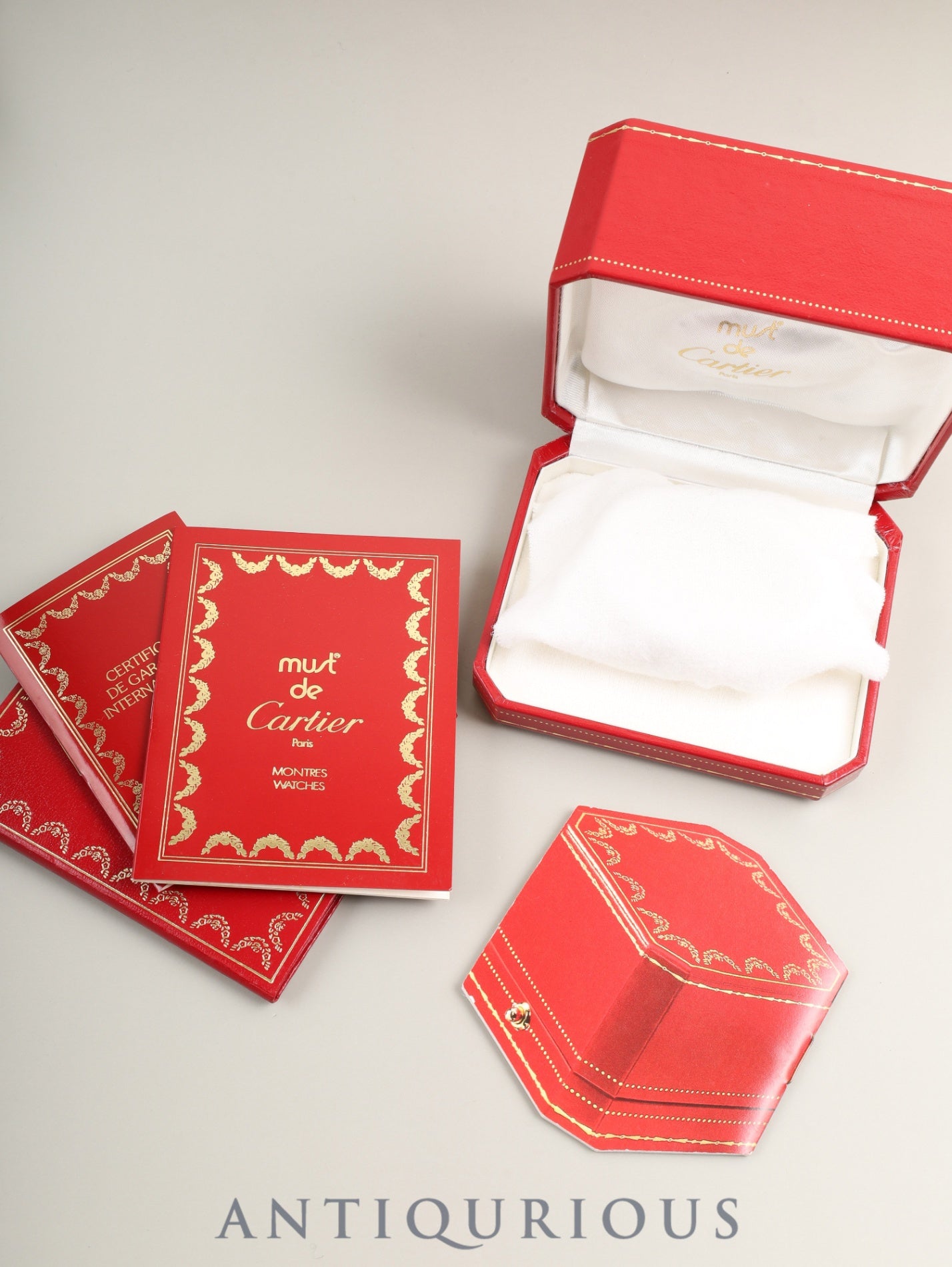 Cartier Must Colisee W1006654 / 1902 Quartz Cal.90.06 SV925 Leather Original pin buckle (GP) Trinity dial (SWISS表記) Box, booklet, warranty (1998) Overhauled