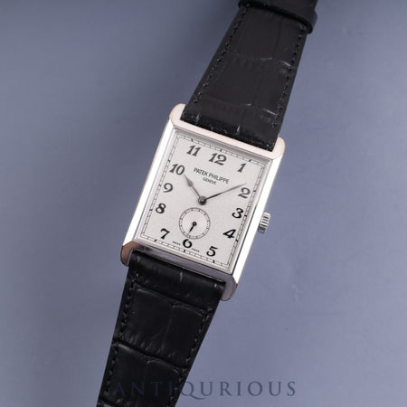 Patek Philippe Gondolo 5109G Manual winding Cal.215 WG Leather Genuine buckle (750) Silver dial