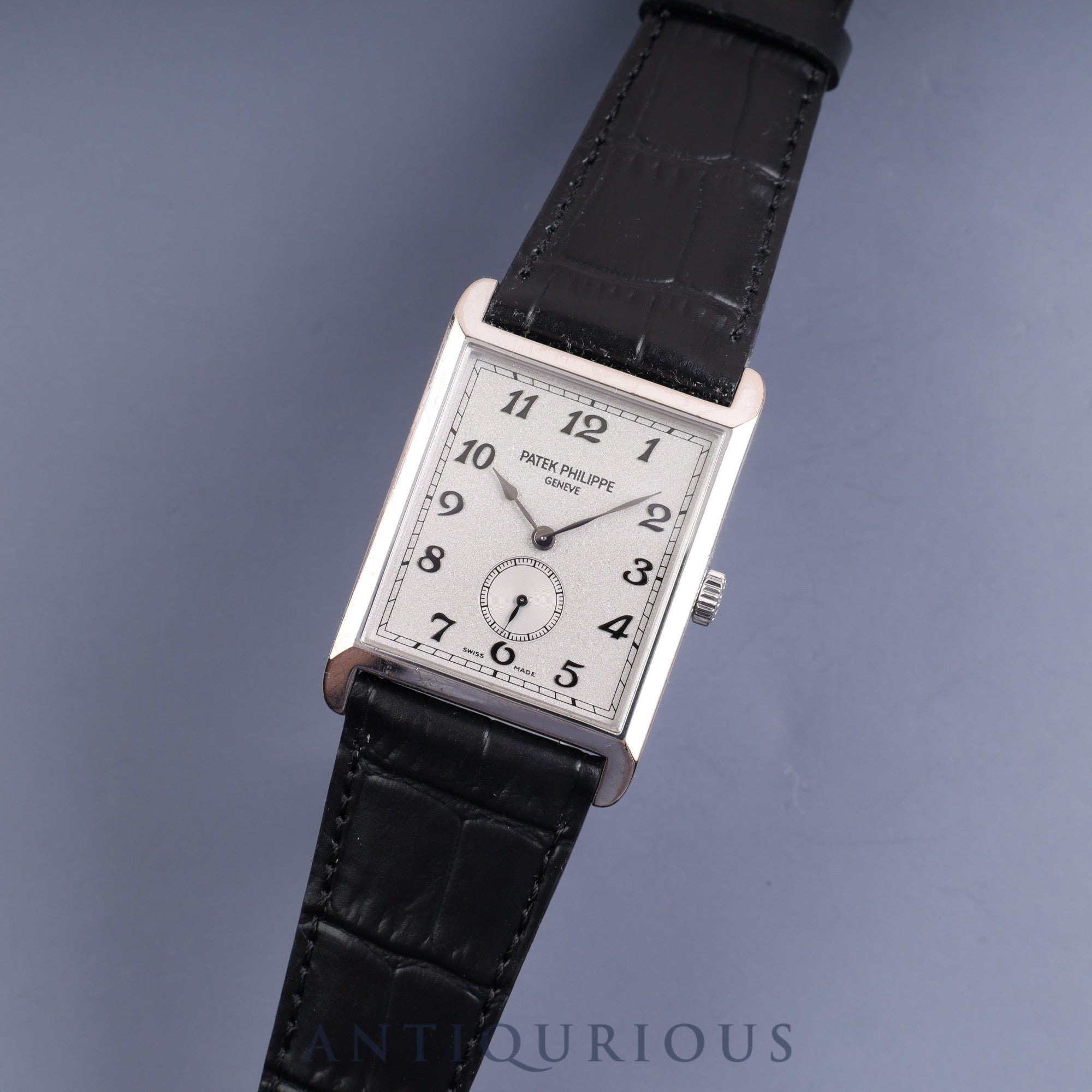 PATEK・PHILIPPE パテック・フィリップ GONDOLO ゴンドーロ 5109G 手巻き Cal.215 WG 革 純正尾錠（750）シルバー文字盤