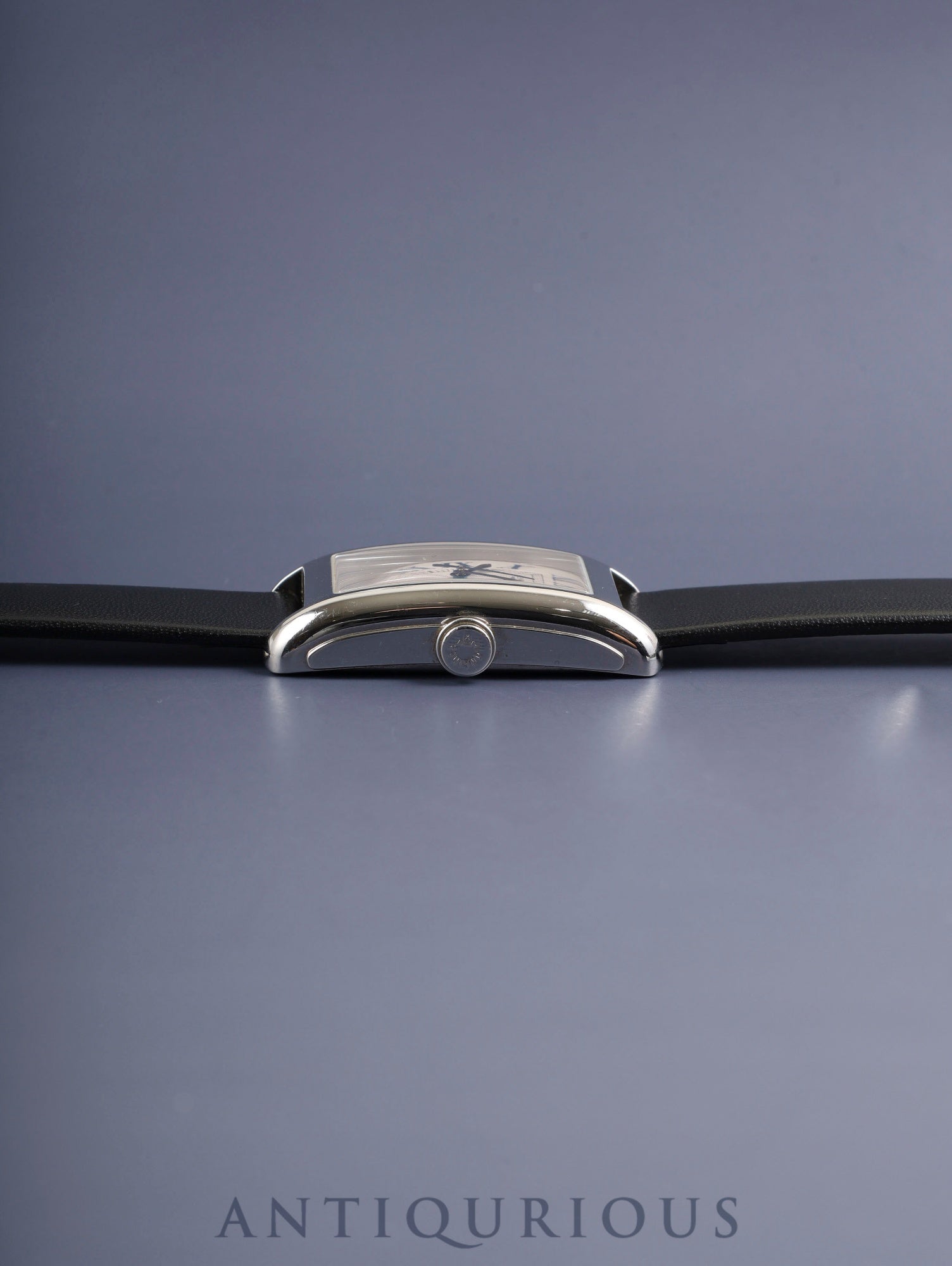 Longines DolceVita L5.757.4 Automatic Caliber 592.2 Stainless Steel Leather Strap with Genuine Stainless Steel Buckle, Silver Dial, Overhauled