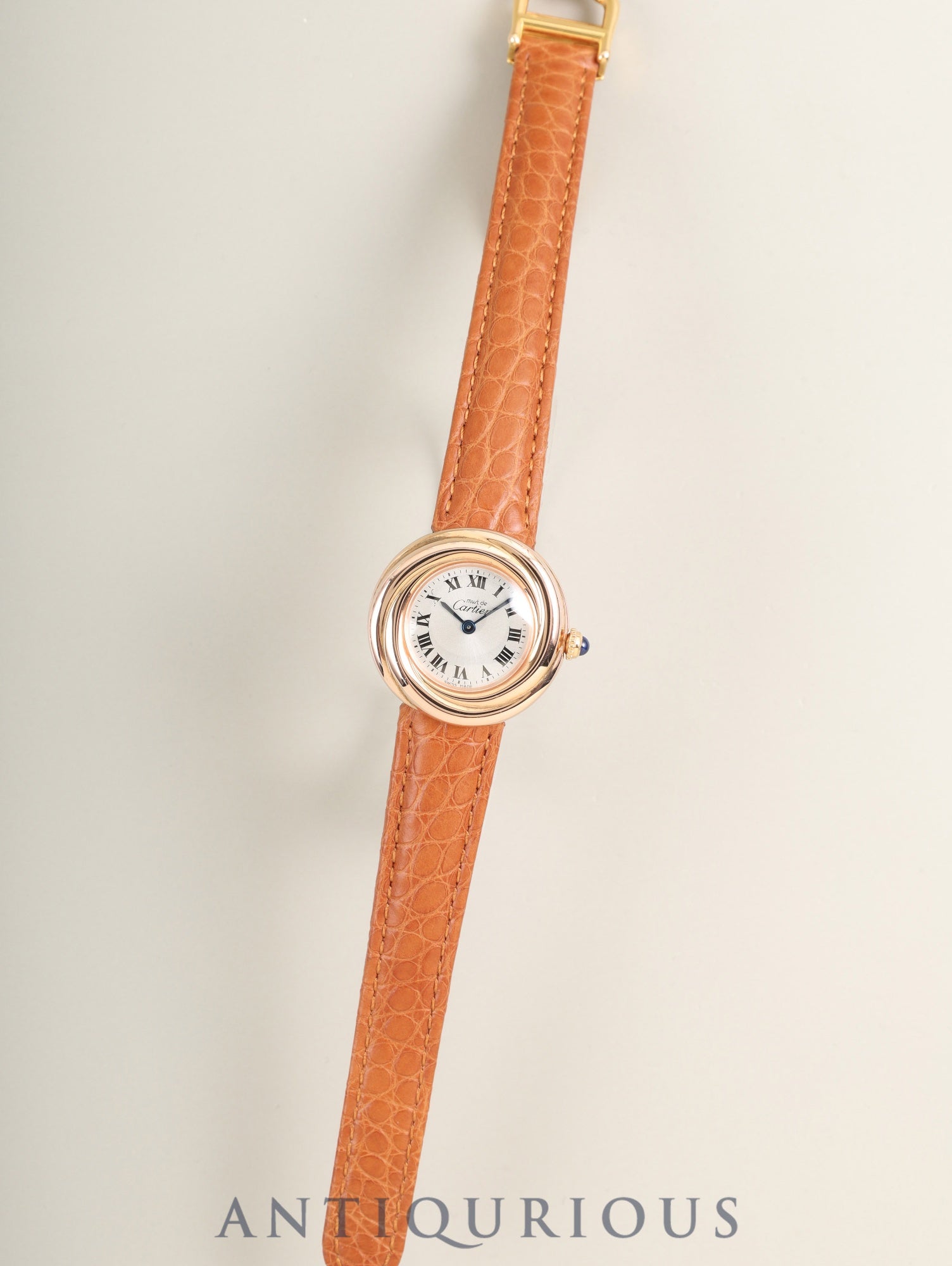 カルティエ マストトリニティ 2438 クォーツ Cal.157 SV925（PGP）革