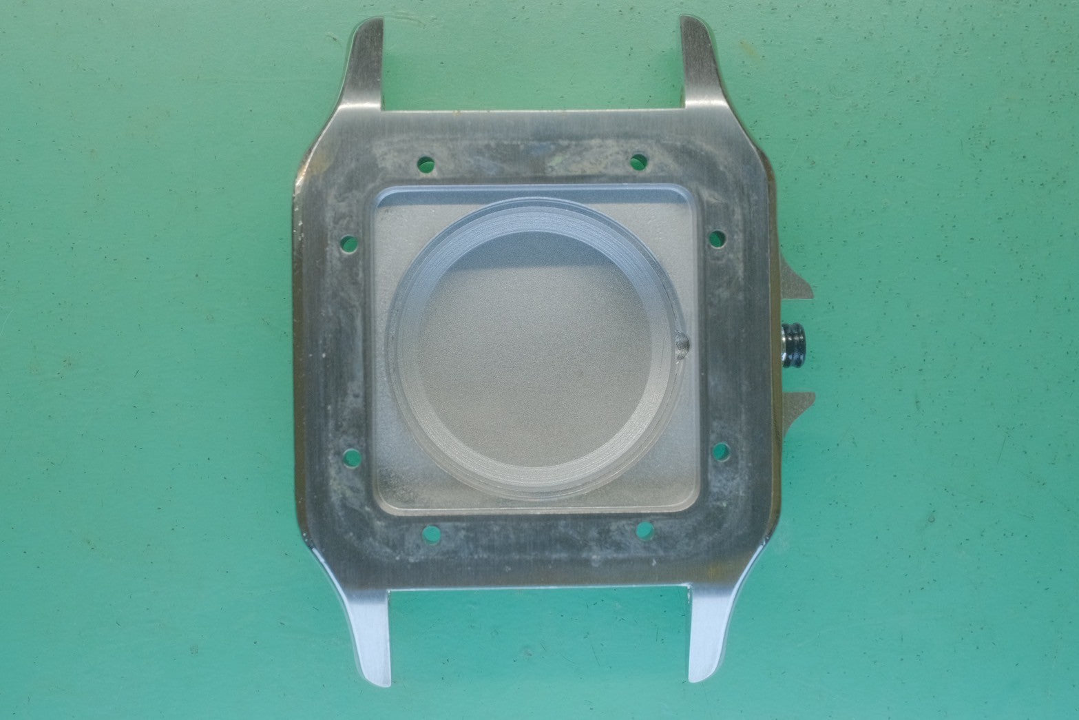 Cartier Santos Galbee LM 81036288/2961 Automatic Caliber 2671 Stainless Steel/Yellow Gold White Roman Dial Overhauled