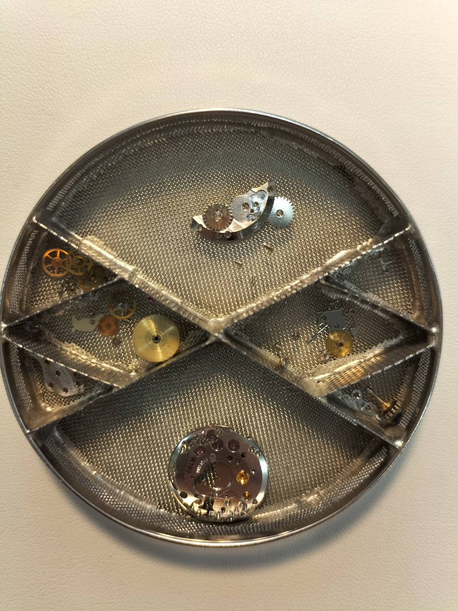 カルティエ マストタンク LM 手巻き SV925 革 純正尾錠（GP） アイボリーローマン文字盤 オーバーホール済み