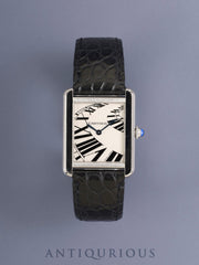 Cartier Tank Solo SM W5200018 / 3170 Quartz Cal.- SS Genuine Leather Strap Genuine D-Buckle (SS) Index Animation Dial (SWISS MADE表記) Box, Booklet, DVD, Warranty Card (Unfilled) Complete service performed at Cartier boutique