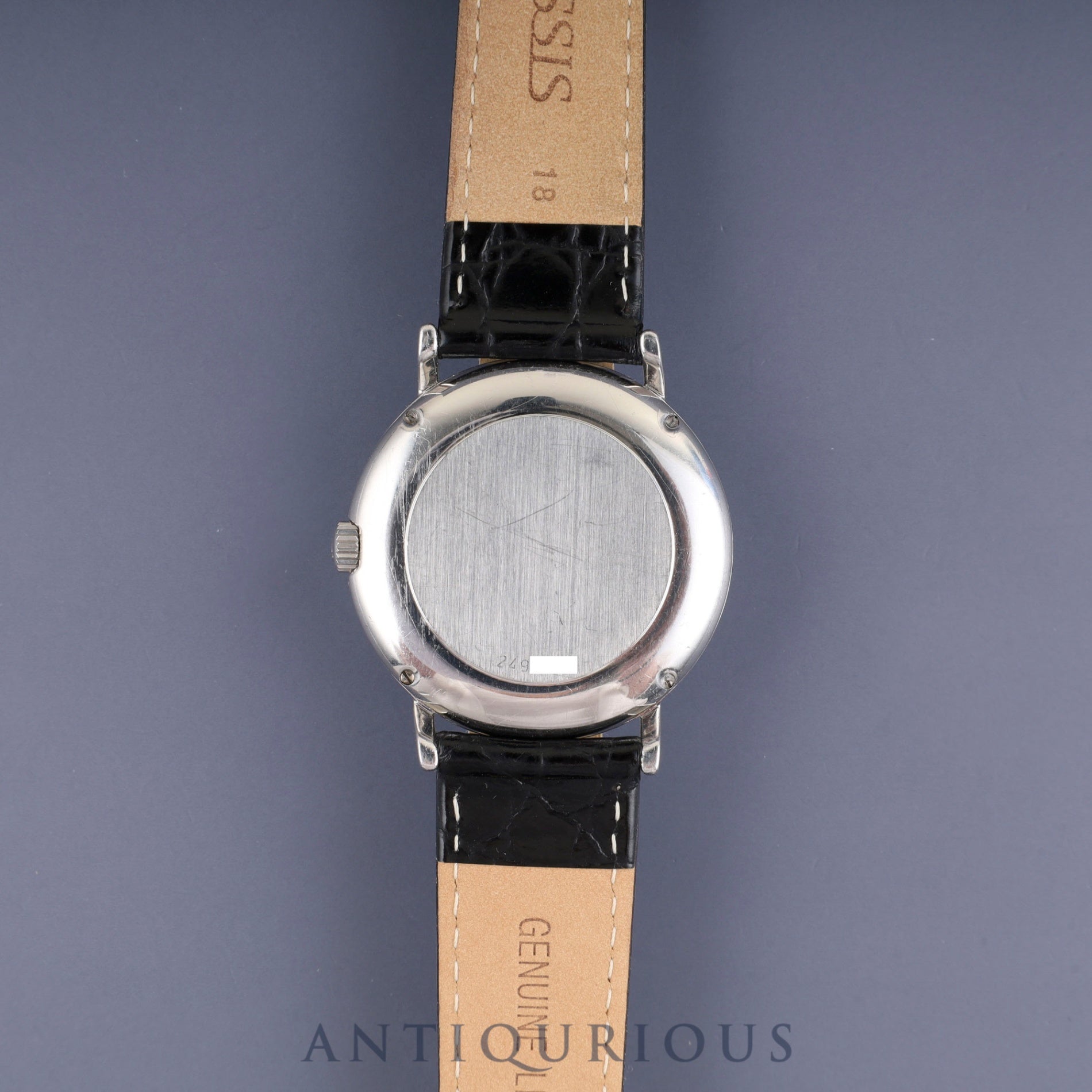 IWC Portofino IW351320 Automatic Caliber 37521 Stainless Steel Leather Strap with Genuine Stainless Steel Buckle, White Dial, 34mm, Overhauled