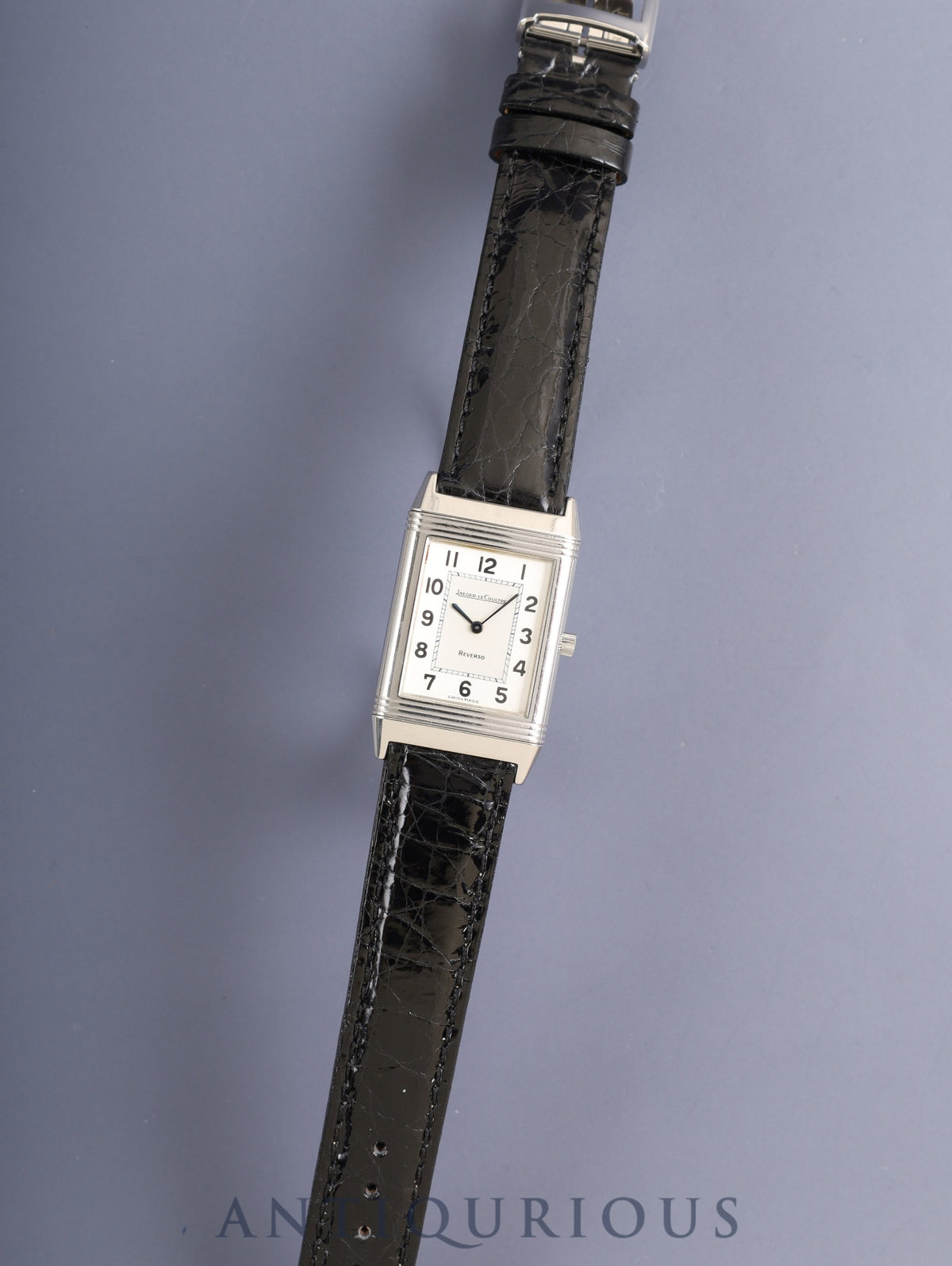 ジャガー・ルクルト レベルソ クラシック 250.8.86 手巻き Cal.845 SS 革 純正バックル（SS） シルバーアラビア文字盤（SWISS MADE表記）オーバーホール済み
