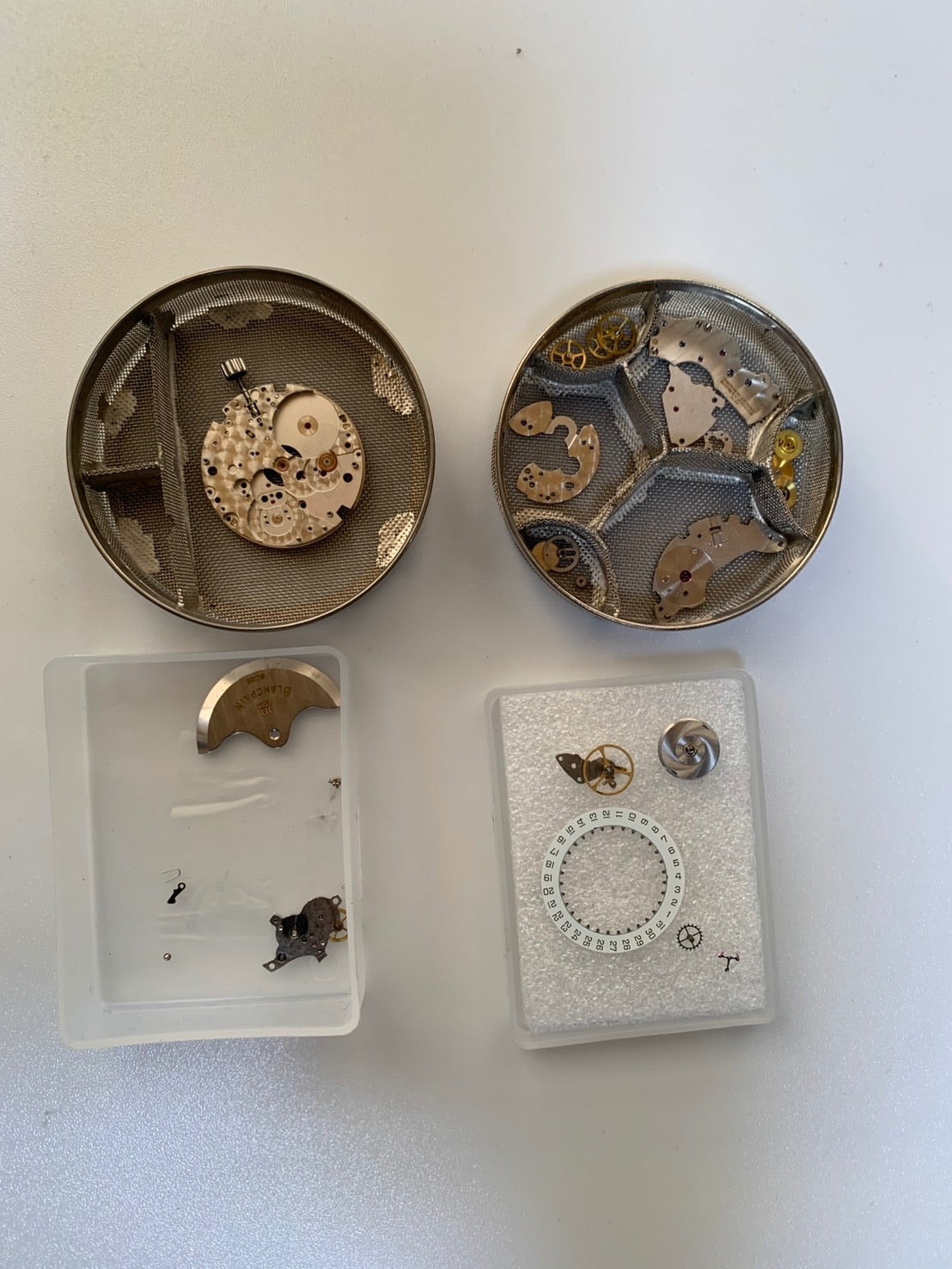 ブランパン ヴィルレ ウルトラスリム 自動巻き Cal.1195 SS 純正革ベルト 純正ピンバックル（SS）ホワイトローマン文字盤 オーバーホール済み