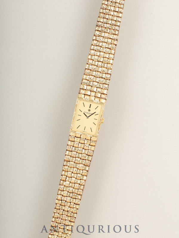 ヴァシュロン・コンスタンタン メッシュ ドール 33030 手巻き Cal.1052 750YG 750YG シャンパン文字盤 オーバーホール済み