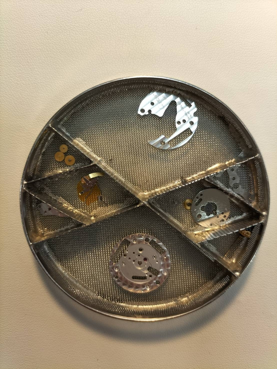 カルティエ マスト ヴァンドーム VLC SM 590004 クォーツ Cal.690 SV925 革 純正尾錠（GP）アイボリーローマン文字盤 オーバーホール済み